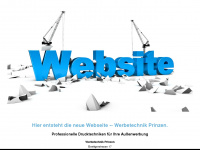 werbetechnik-prinzen.de Webseite Vorschau