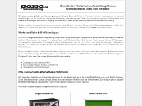 werbetheke-posso.de Webseite Vorschau