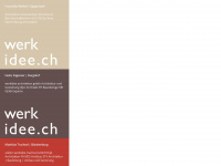 werkidee.ch Webseite Vorschau