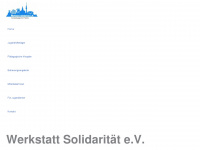 werkstatt-solidaritaet.de Webseite Vorschau