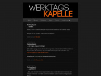 werktagskapelle.de Webseite Vorschau