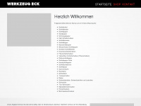 werkzeug-eck.de Webseite Vorschau