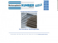 werkzeugfabrik-kuhbier.de Webseite Vorschau