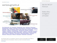werkzeugmarkt.at Webseite Vorschau