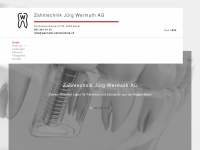wermuth-zahntechnik.ch Webseite Vorschau