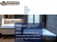 werner-ag.ch Webseite Vorschau