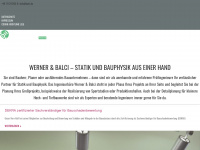 werner-balci.de Webseite Vorschau