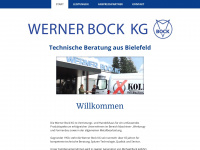 werner-bock-kg.de Webseite Vorschau