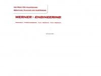 werner-engineering.ch Webseite Vorschau