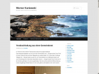werner-kaniewski.de Webseite Vorschau
