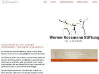 werner-kossmann-stiftung.de Webseite Vorschau