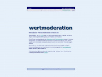wertmoderation.at Webseite Vorschau