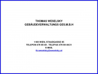 weselsky.at Webseite Vorschau