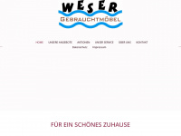 weser-gebrauchtmoebel.de Webseite Vorschau