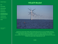 weser-modell.de Webseite Vorschau
