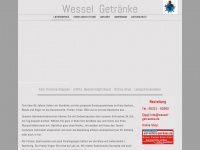 wessel-getraenke.de Webseite Vorschau