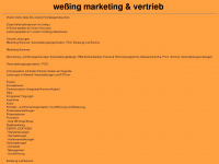 wessing-marketing.de Webseite Vorschau