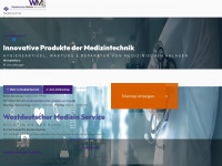 westdeutscher-medizin-service.de Webseite Vorschau