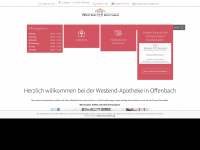 westend-apotheke-offenbach.de Webseite Vorschau