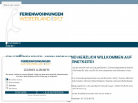 westerland-sylt-ferienwohnung.de Webseite Vorschau