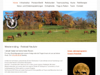 westernriding.ch Webseite Vorschau