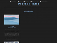 westernskies.de Webseite Vorschau