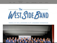 westsideband.ch Webseite Vorschau