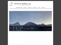 wetter-hobor.at Webseite Vorschau