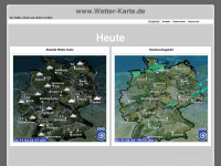 wetter-karte.de Webseite Vorschau