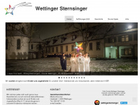 wettingersternsinger.ch Webseite Vorschau