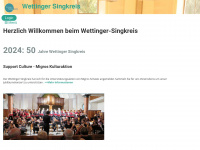 wettinger-singkreis.ch Webseite Vorschau