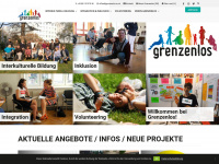 grenzenlos.or.at Webseite Vorschau