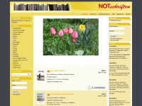 notschriften.com Webseite Vorschau