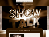 showtalk.net Webseite Vorschau