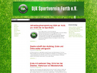 djk-furth.de Webseite Vorschau