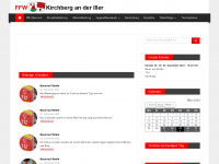 ffw-kirchberg.de Webseite Vorschau