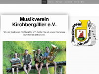 musikverein-kirchberg.eu Webseite Vorschau