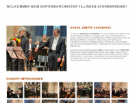 sinfonieorchester-vs.de Webseite Vorschau