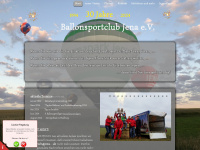 ballonsportclub-jena.de Webseite Vorschau