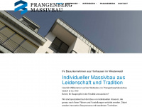 prangenberg-bau.de Webseite Vorschau