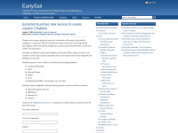 earlysail.com Webseite Vorschau