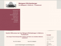 metzgerei-wuerttemberger.de Webseite Vorschau