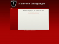 musikverein-lehenguetingen.de Webseite Vorschau