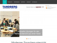 tandberg-educational.de Webseite Vorschau
