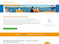hausbootferien-mueritz.de Webseite Vorschau