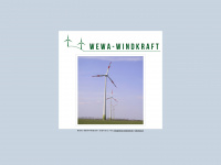 wewa-windkraft.de Webseite Vorschau