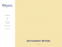 weyers-restaurant.de Webseite Vorschau