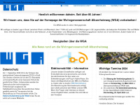 wga.ch Webseite Vorschau