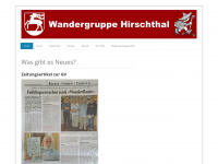 wghirschthal.ch Webseite Vorschau