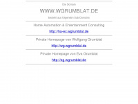 wgrumblat.de Webseite Vorschau